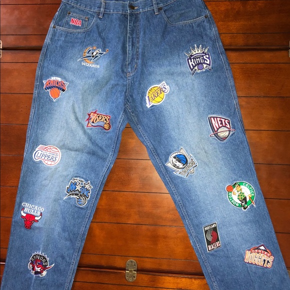 nba patch pants